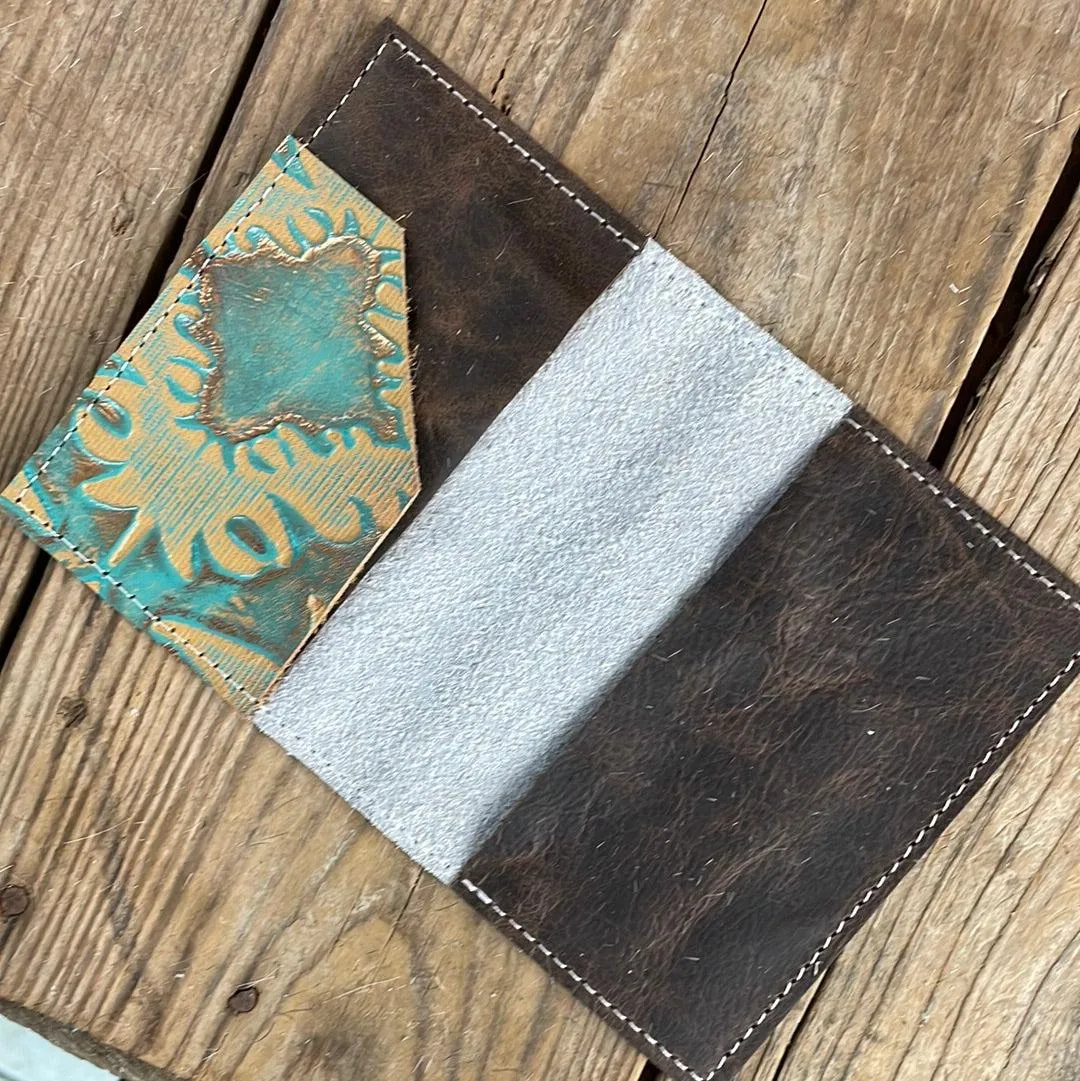 072 Passport Cover - Longhorn w/ Agave Laredo