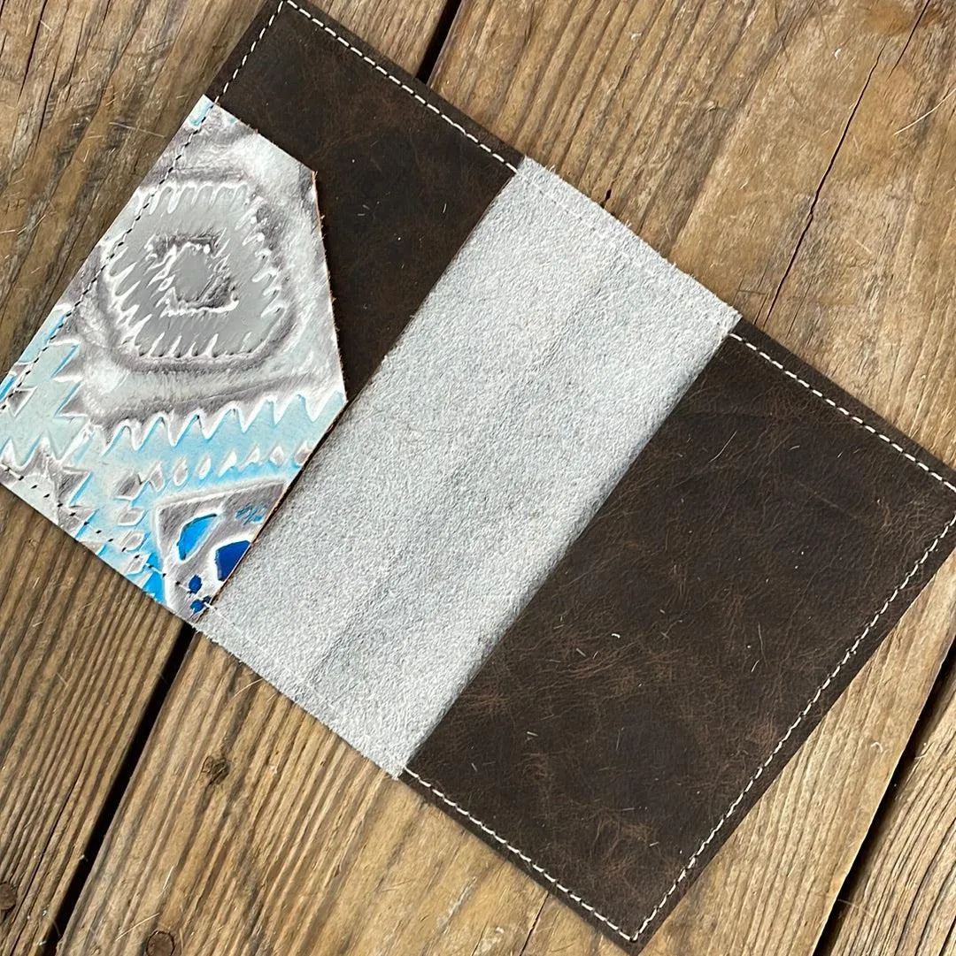 094 Passport Cover - Longhorn w/ Rocky Mountain Aztec
