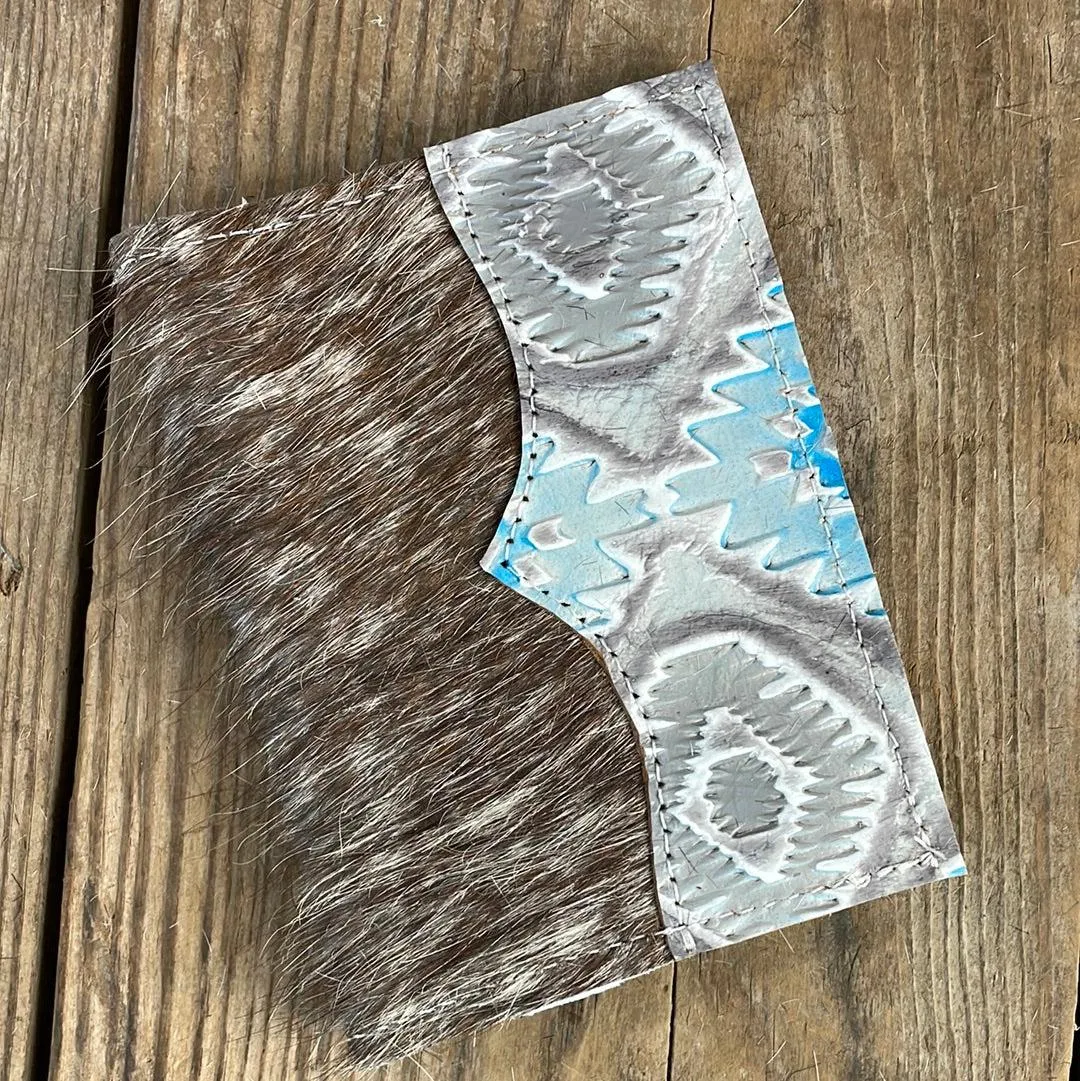 094 Passport Cover - Longhorn w/ Rocky Mountain Aztec