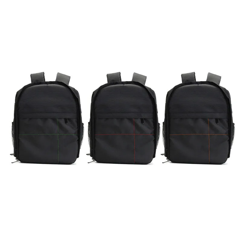 1pc Waterproof Digital DSLR Photo Padded Backpack w/ Rain Cover Laoto  Multi-functional Camera Soft Bag Video Case