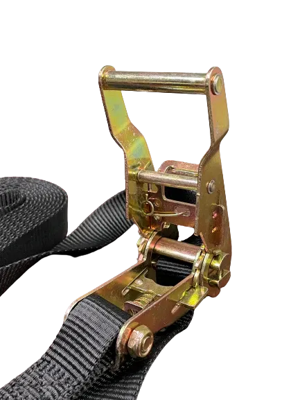 1" x 16' Ratchet Strap Assembly with Wire Hook
