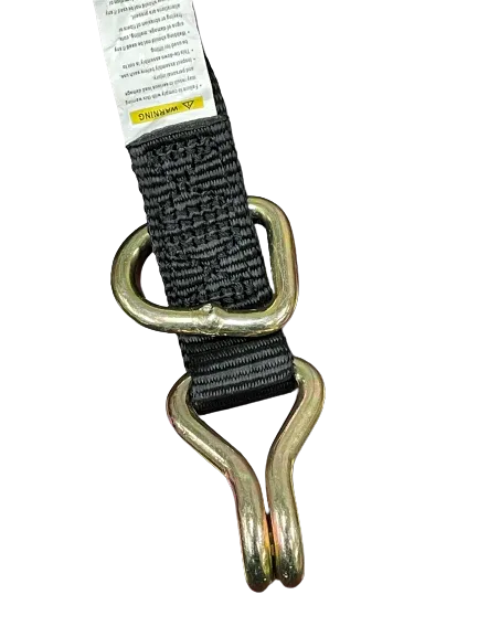 1" x 16' Ratchet Strap Assembly with Wire Hook