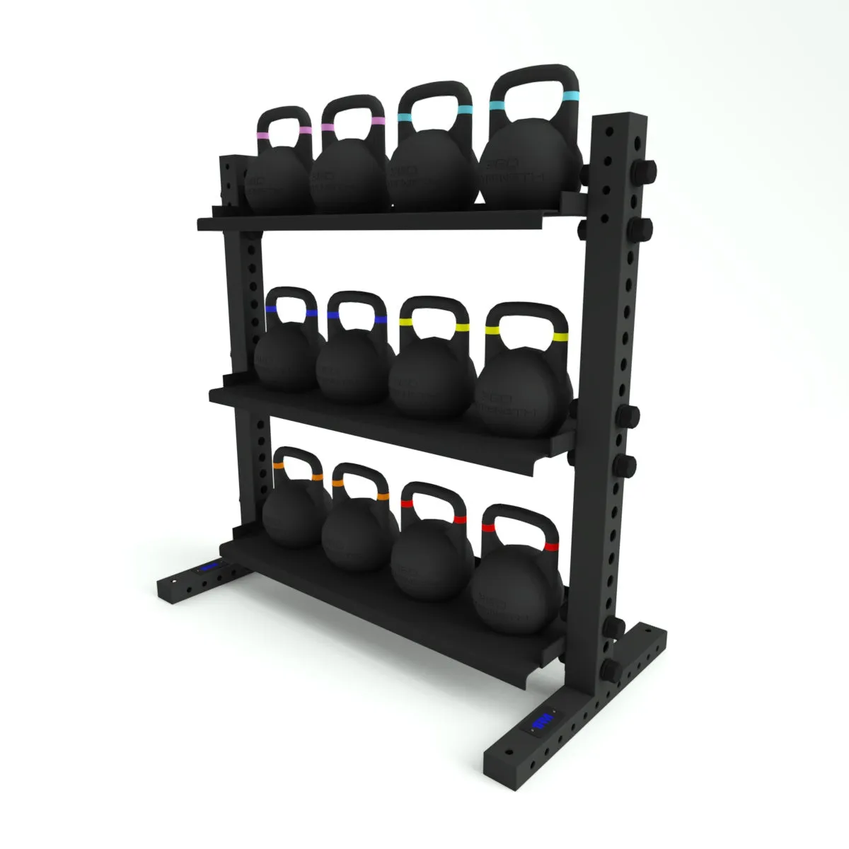 1RM 3-Tier Kettlebell Storage Rack