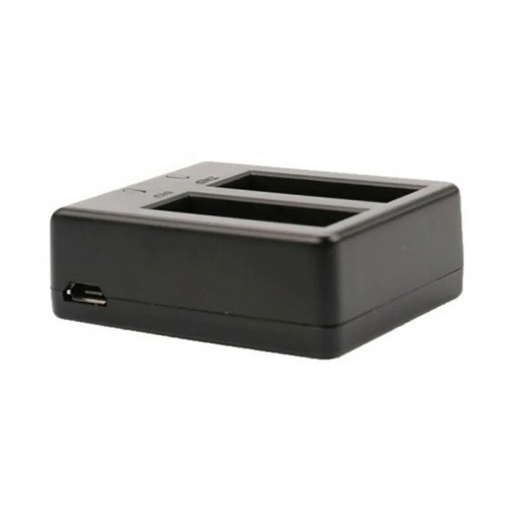 2 x 1050Mah Sport Action Camera Dual Charger For EKEN H9 H9R H3R H8PRO H8R pro SJCAM SJ4000 SJ5000 Sport Mini DV Bateria