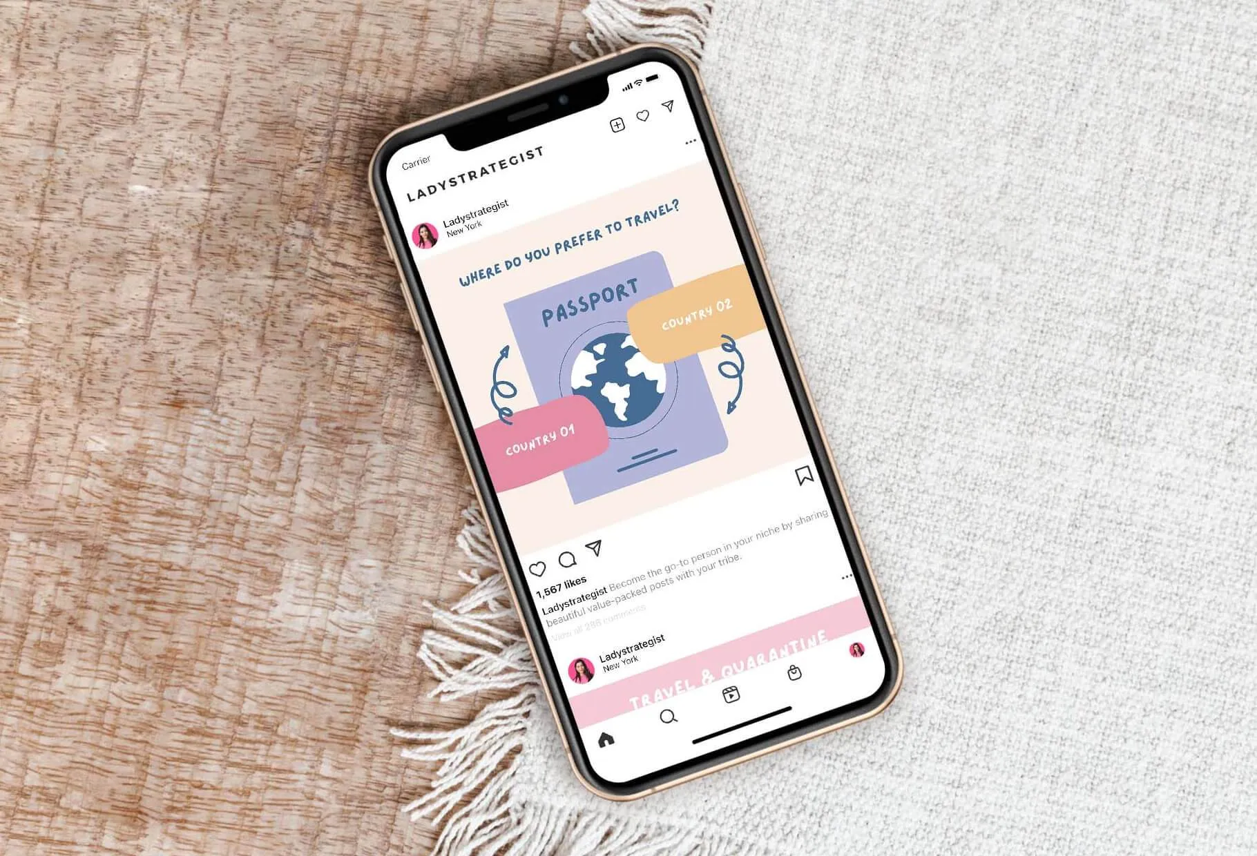 20 Travel Lists Instagram Posts Fully Editable Canva Templates