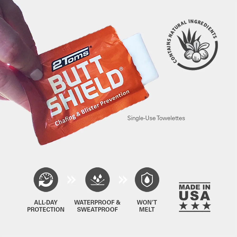 2Toms® ButtShield® Single-Use Towelette