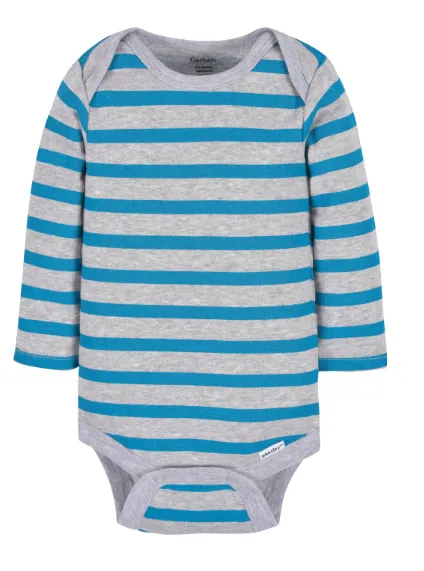 3-Pack Gerber Baby Boys Space Long Sleeve Onesies® Bodysuits