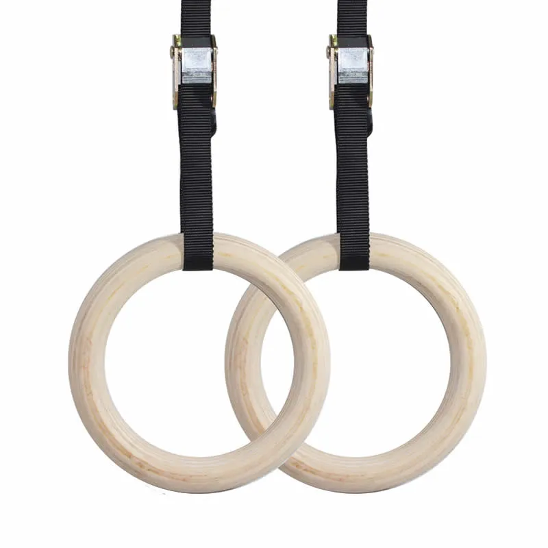 32mm Wooden Gym Rings