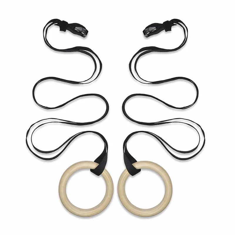 32mm Wooden Gym Rings
