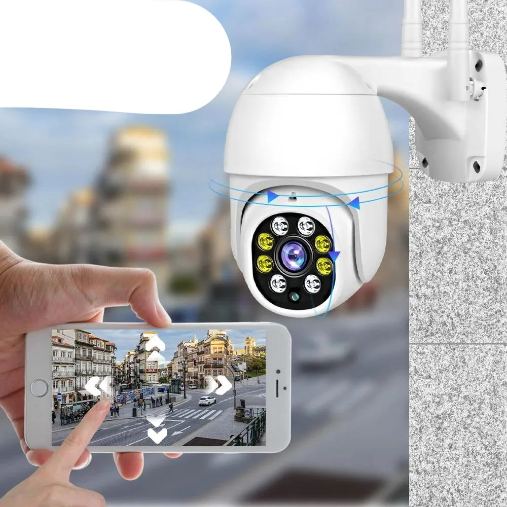 3x HD WiFi Wireless Outdoor Security Camera Weatherproof Home Surveillance Camera