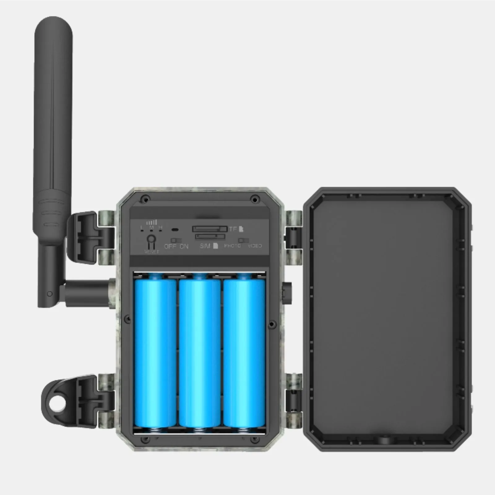 4G Hunting Trail Wildlife Camera Solar/Battery Power 4MP 2K HD Video PIR Motion Detection Night Vision Waterproof