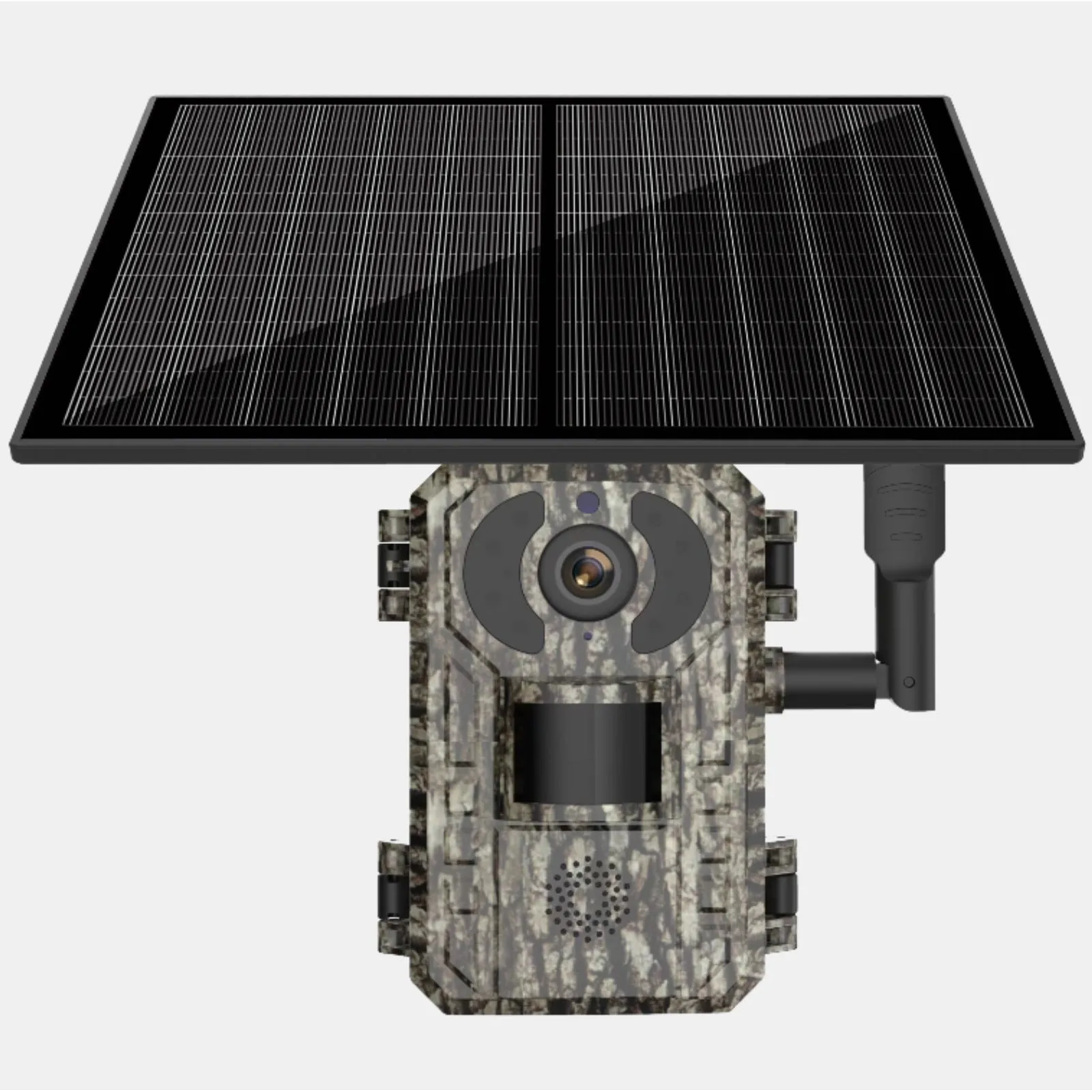 4G Hunting Trail Wildlife Camera Solar/Battery Power 4MP 2K HD Video PIR Motion Detection Night Vision Waterproof