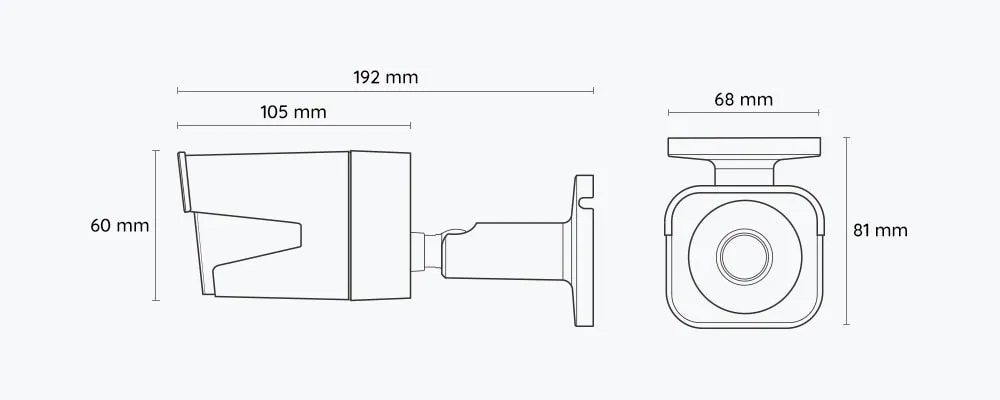 4K ip camera PoE outdoor nightvision IP66 waterproof audio bullet 8MP security camera B800