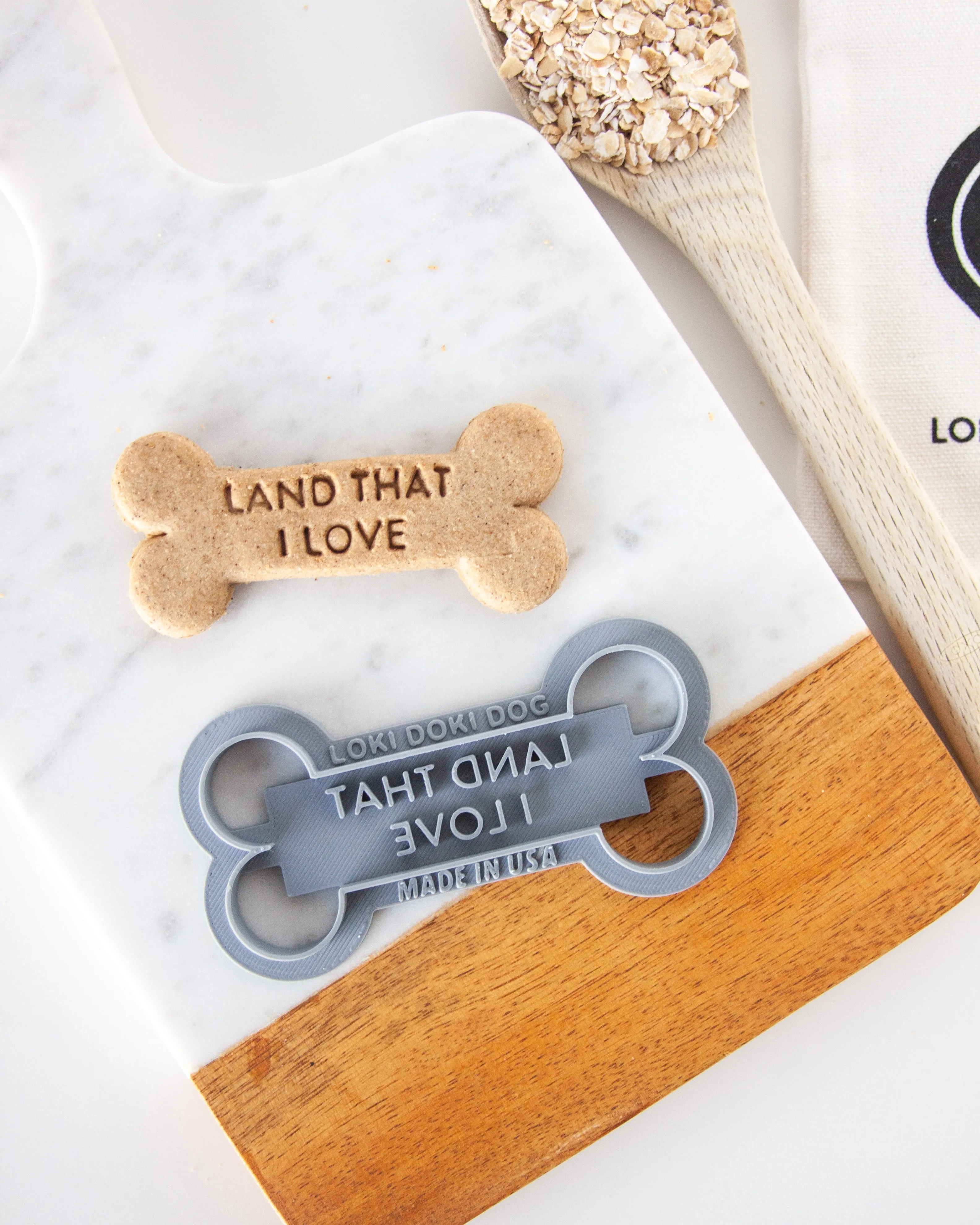 4th of July, Bone Shaped Dog Biscuit Cookie Cutter (Four Designs)