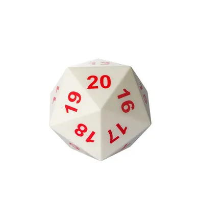80mm D20 Jumbo Foam Dice