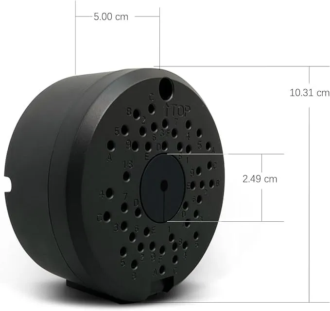(ABS New) Security Camera Junction Box,Plastic Waterproof Security Camera Mount Hide Cable Junction Box for Arlo Solar Panel Flip Cover Cable Cover (Black)