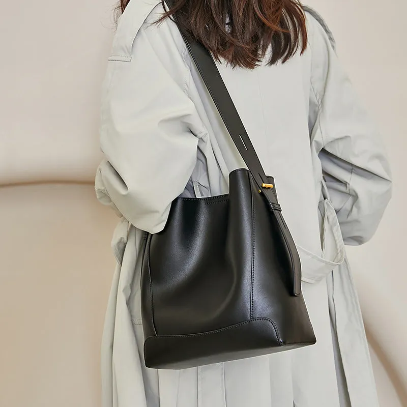 Adeline Women's Leather Shoulder Bag | Large Capacity