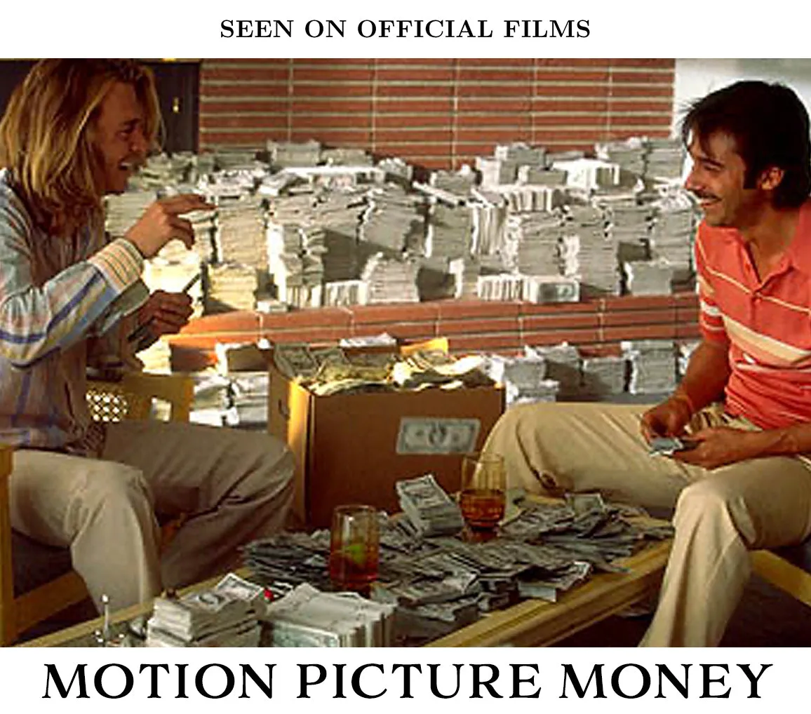 Aged Full Print Prop Money - Mixed Series, $100,000
