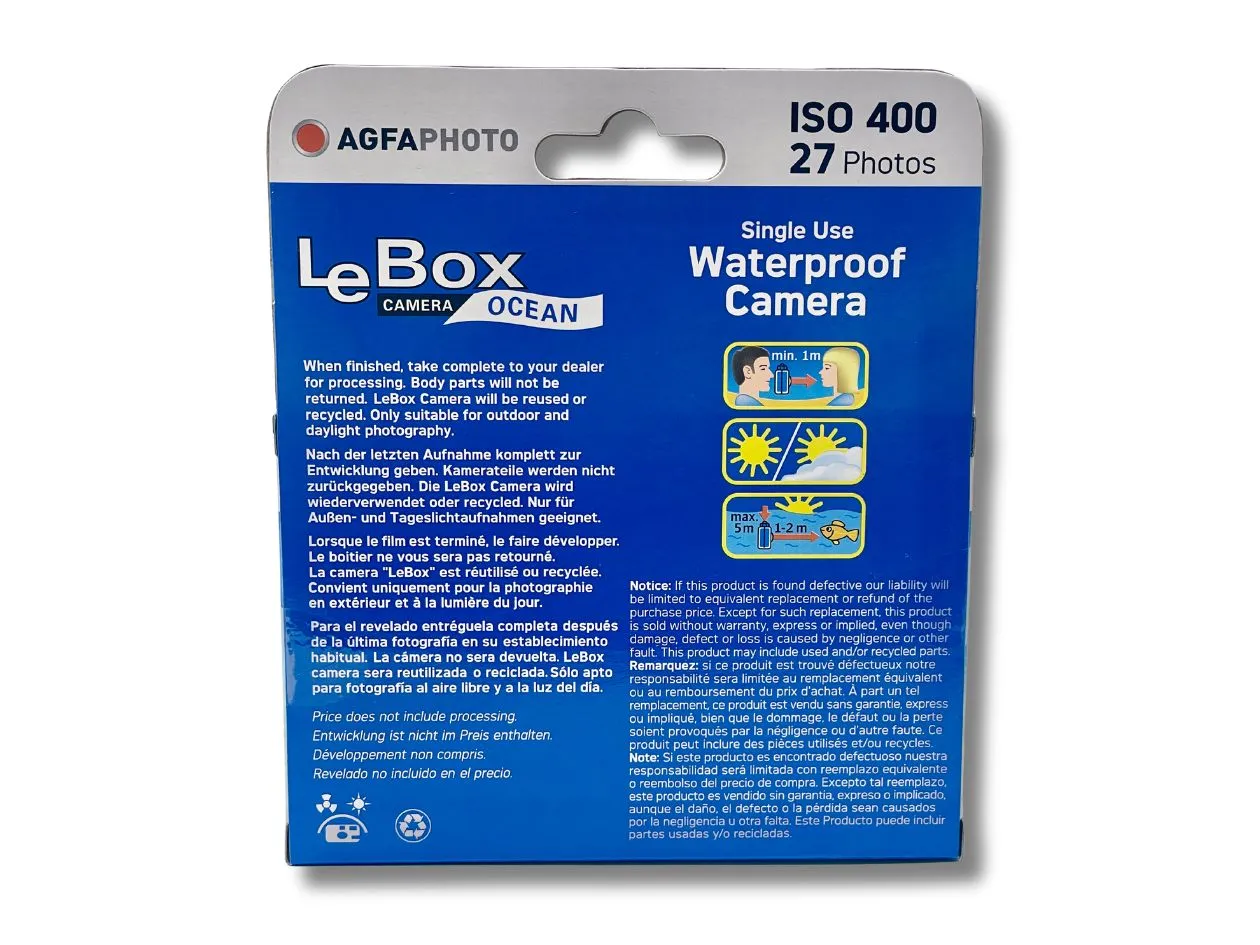 AgfaPhoto LeBox Ocean - Disposable Camera