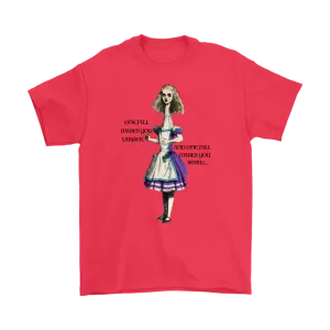 Alice in Wonderland T-shirt, Alice in Wonderland Gift, One Pill Makes you Larger Shirt, Funny Alice T-shirt