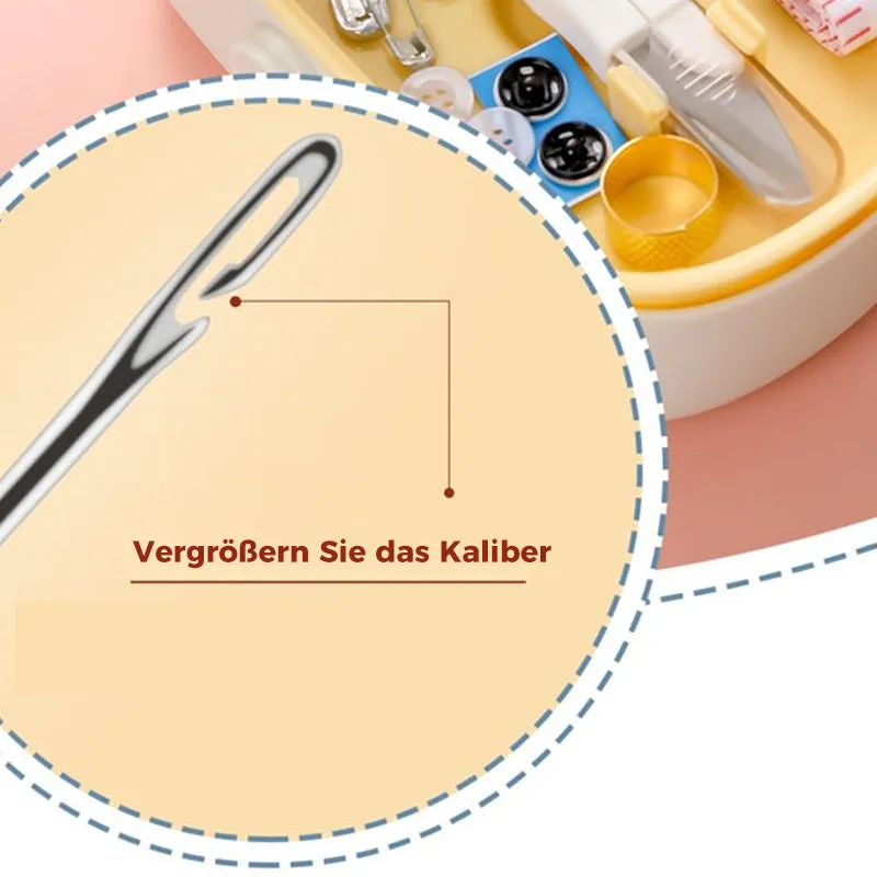 All-in-One-Nähkästchen mit Knopf und Fingerhut