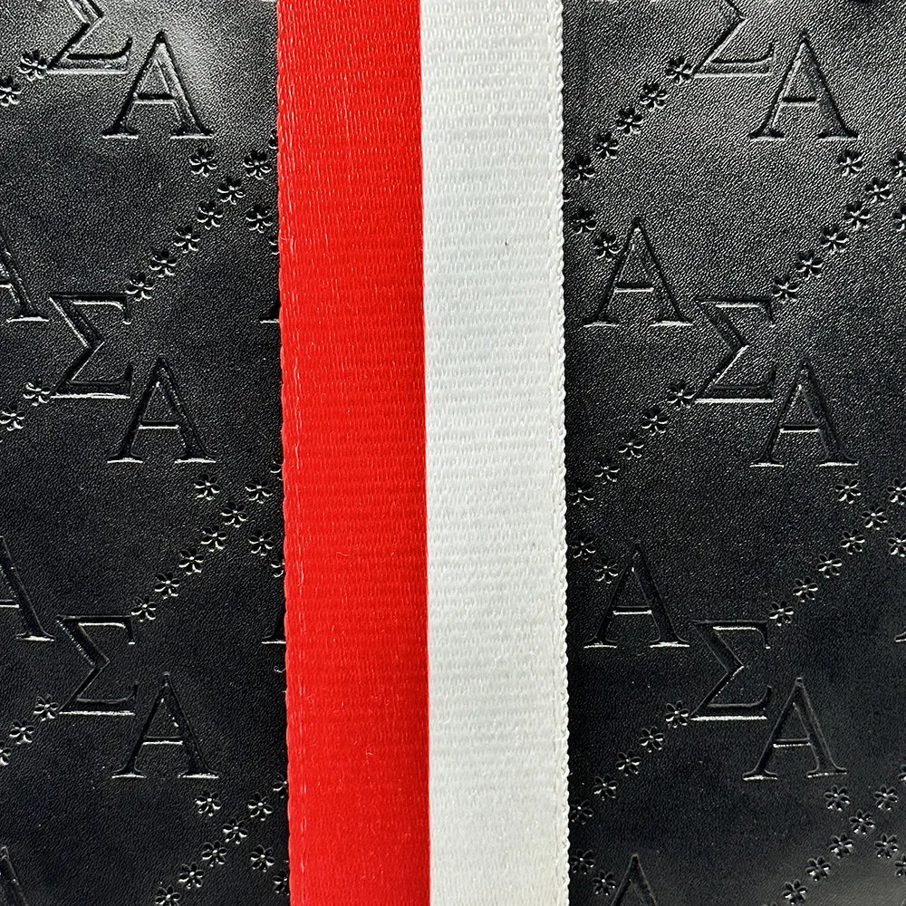 Alpha Sigma Alpha Embossed Tote Bag