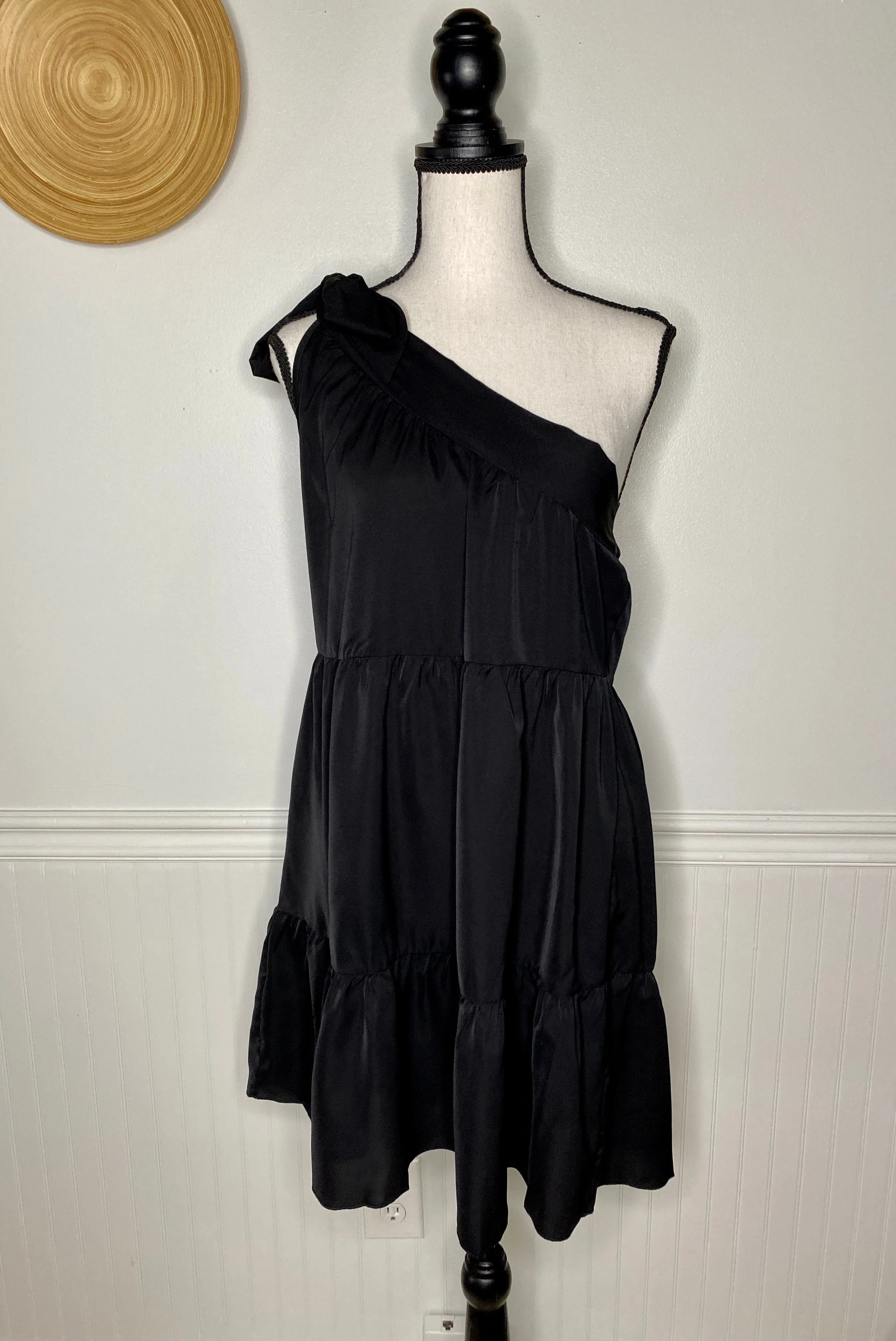 Always On Vacay One Shoulder Tied Strap Dress