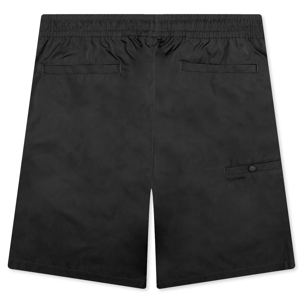Andre Nylon Short - Black