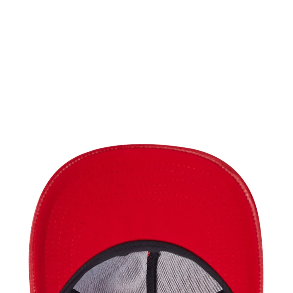 Angels Sugar Skull Wool Blend Pinch Front Strapback