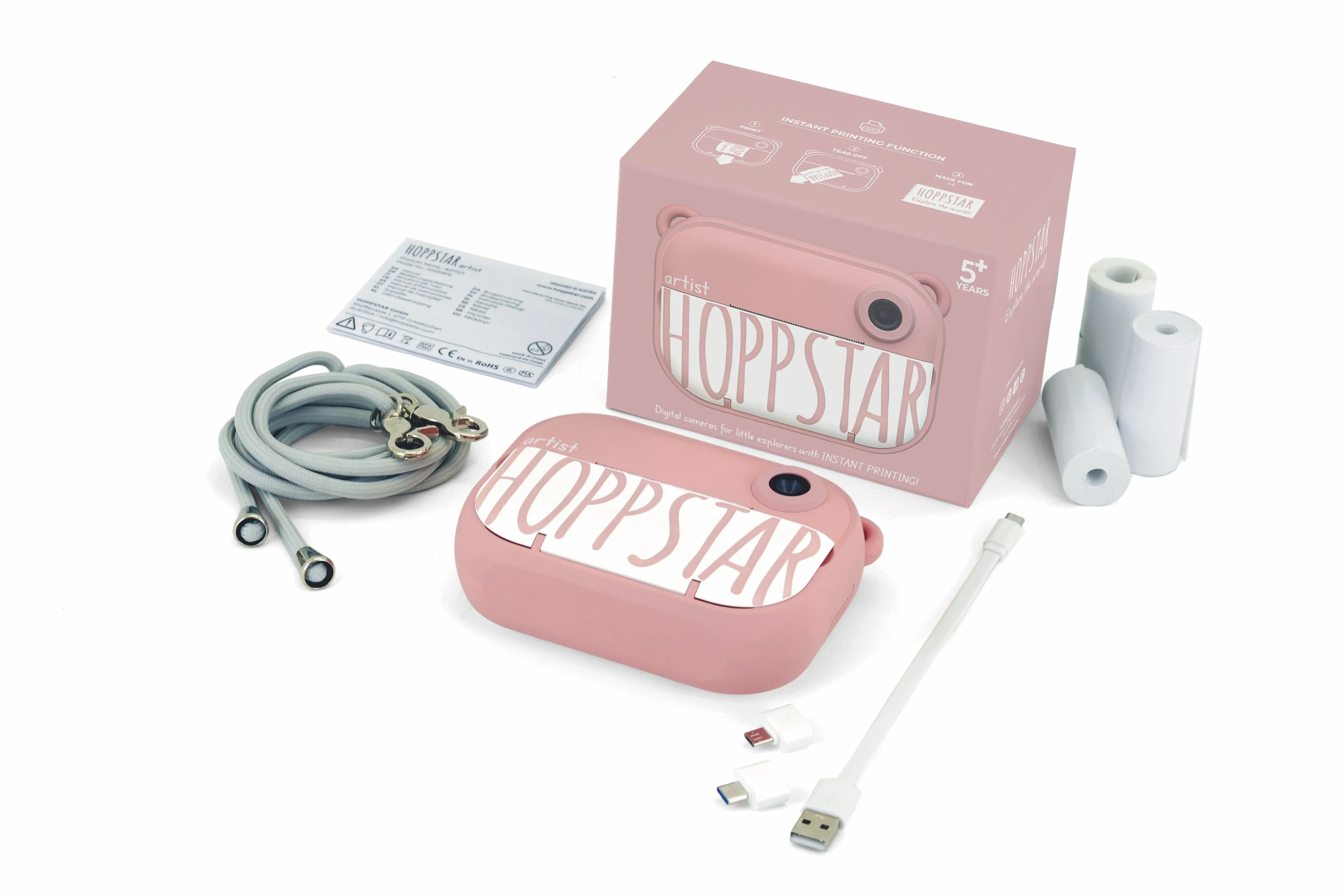 Artist Instant Print Digital Camera (Blush)