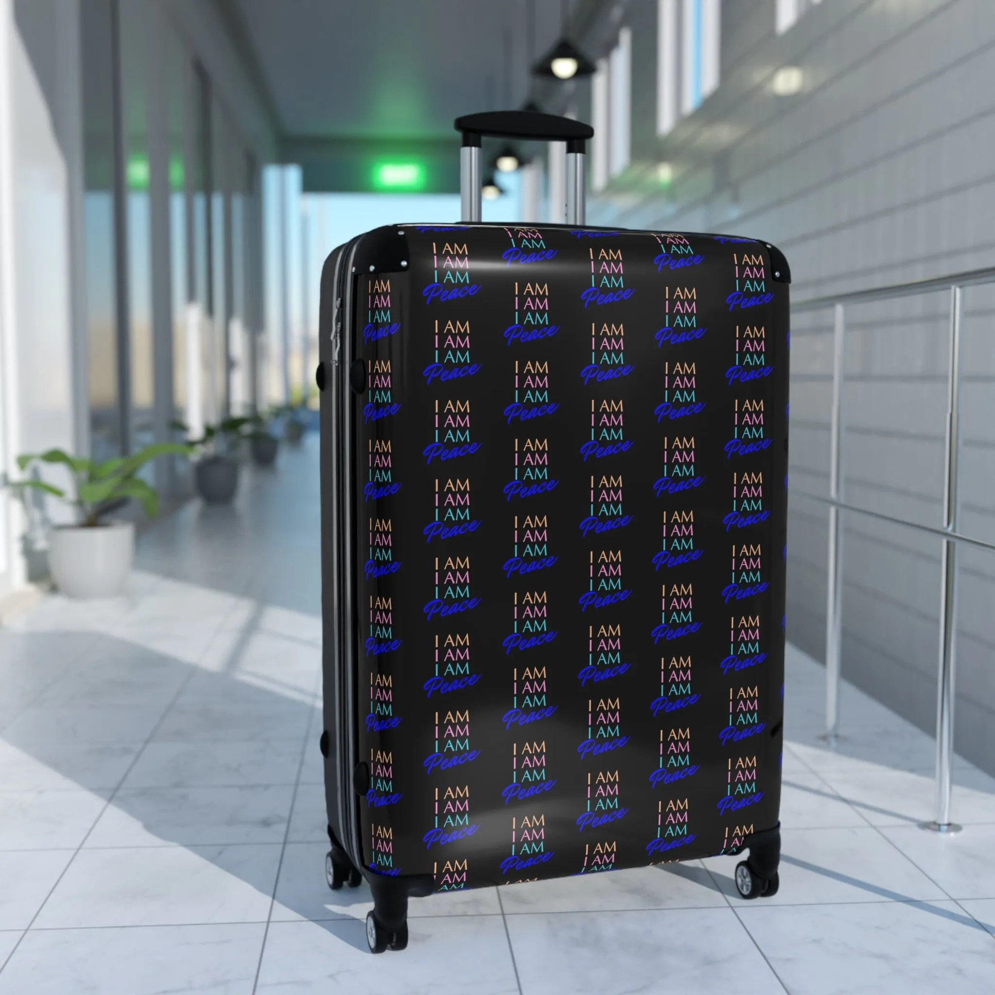 Ascension Voyager Luxe Suitcase (PEACE B PRINT)