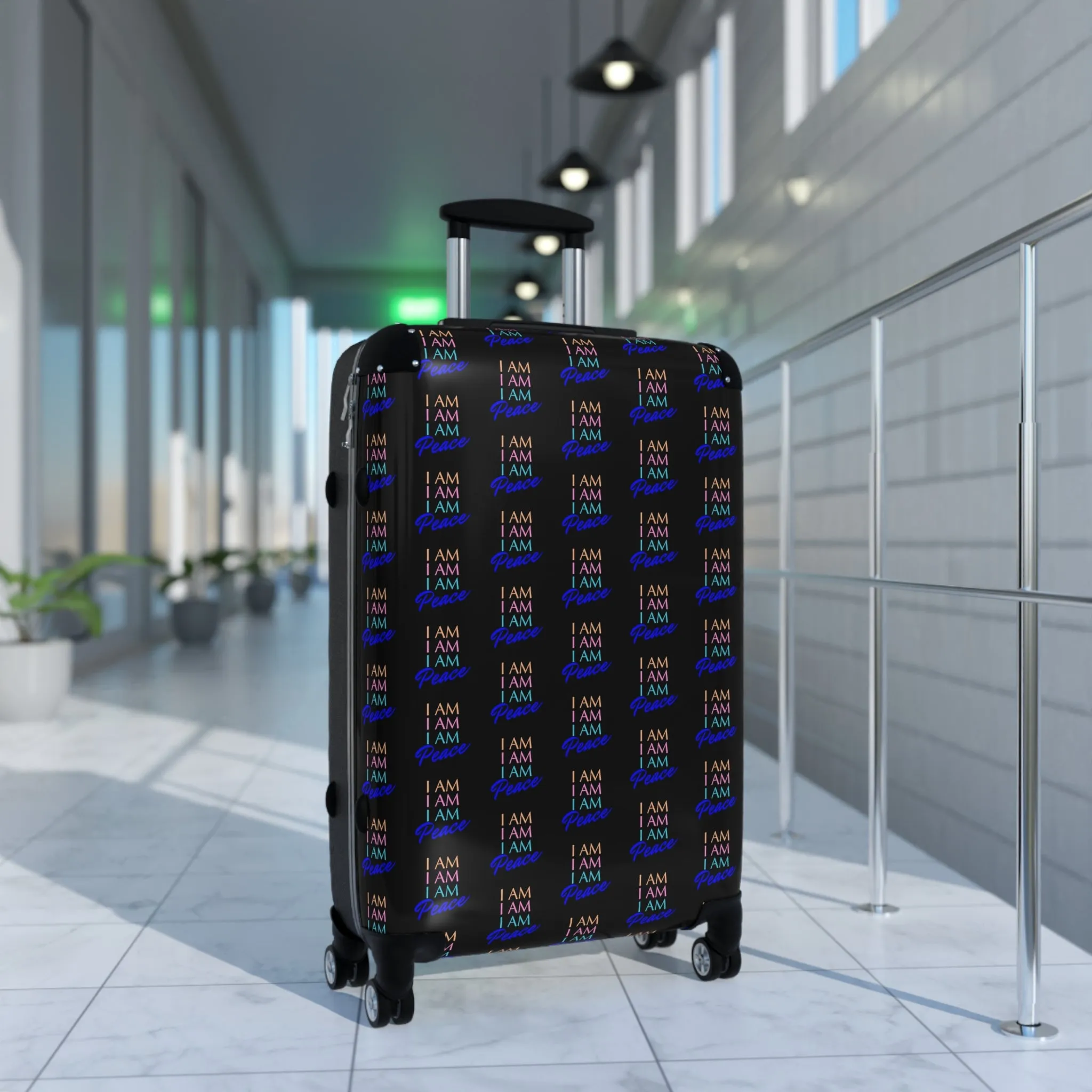 Ascension Voyager Luxe Suitcase (PEACE B PRINT)