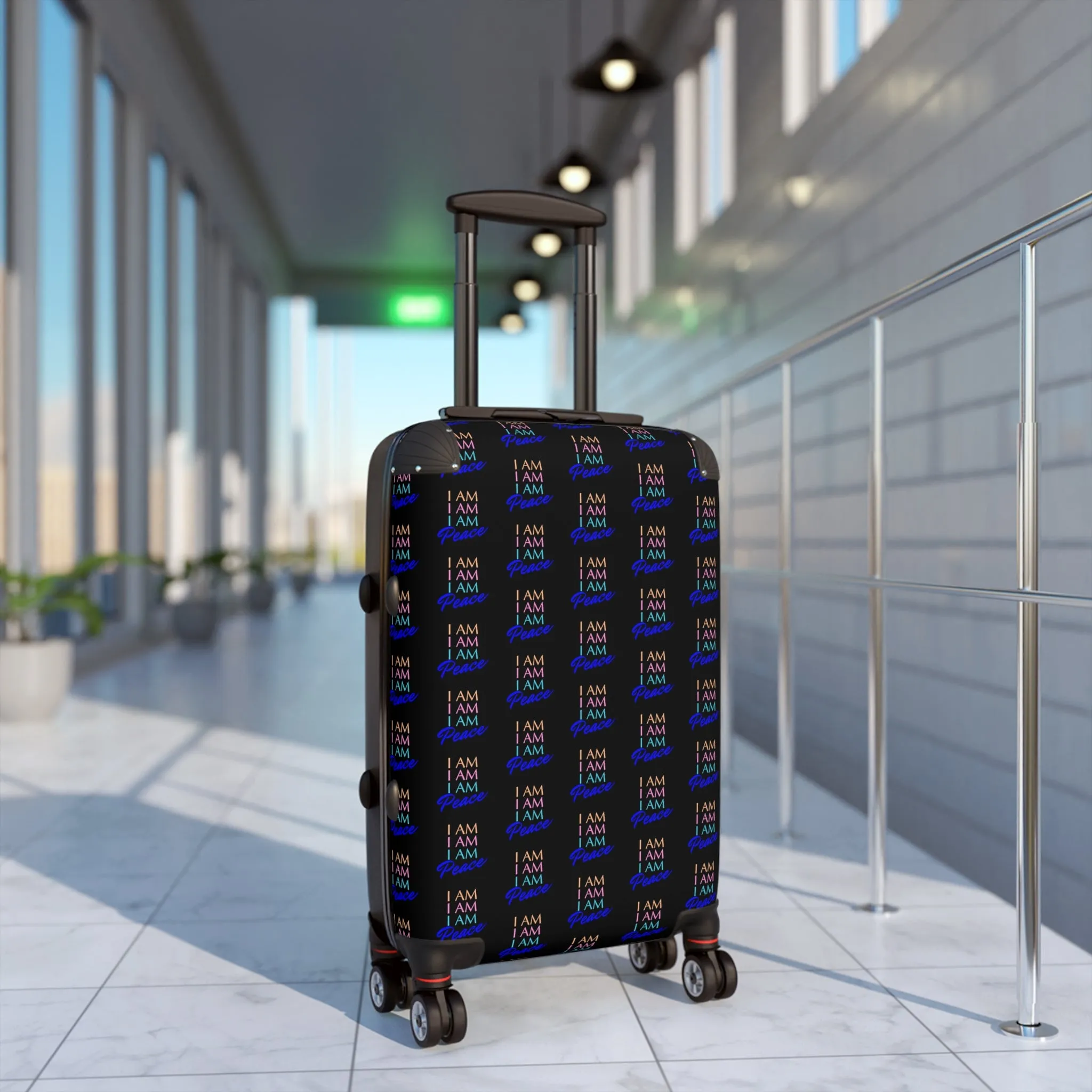 Ascension Voyager Luxe Suitcase (PEACE B PRINT)