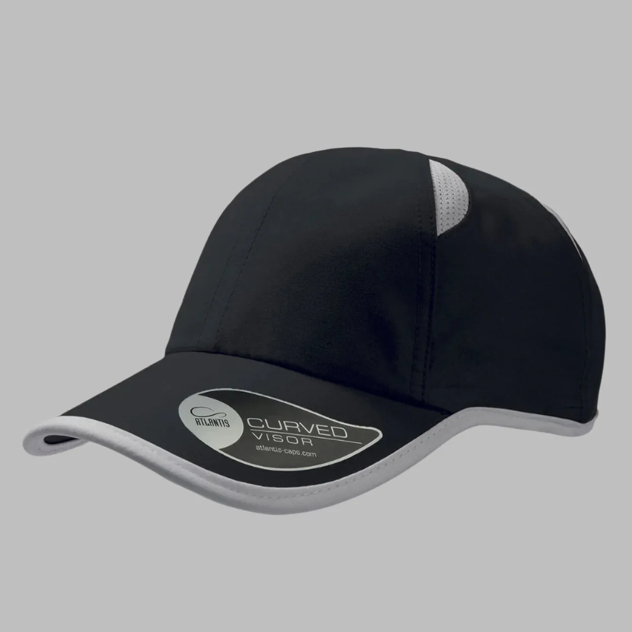 Atlantis - Gym Runner Cap - Adjustable - Black/Grey