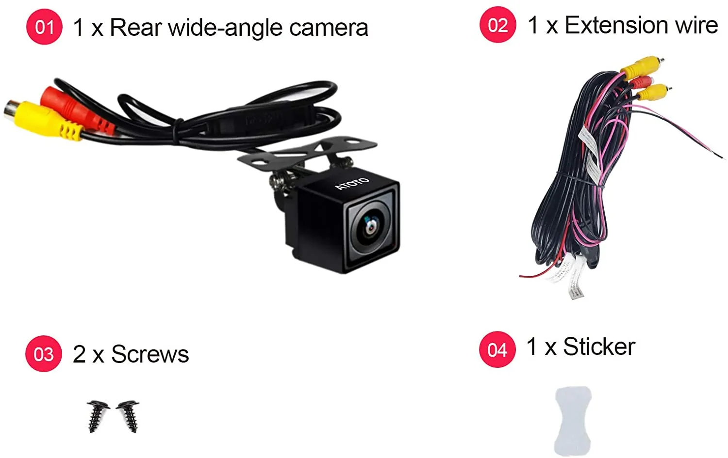 ATOTO Rear View Camera With Live Rearview Function
