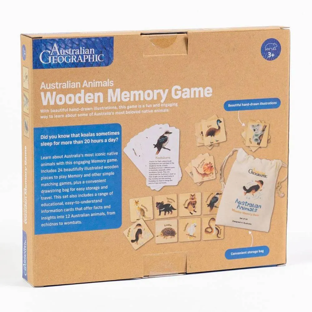 Australian Geographic Australian Animals Memory Game