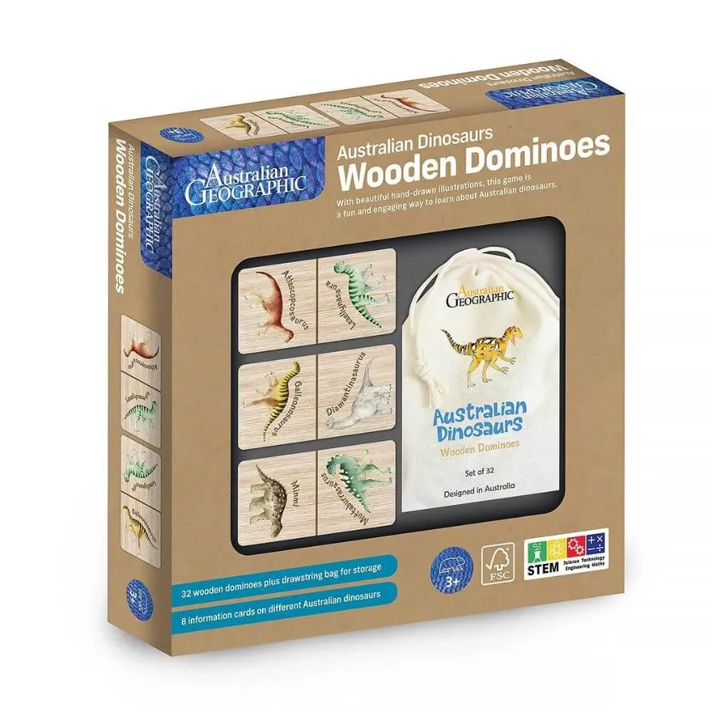 Australian Geographic Dinosaur Dominoes