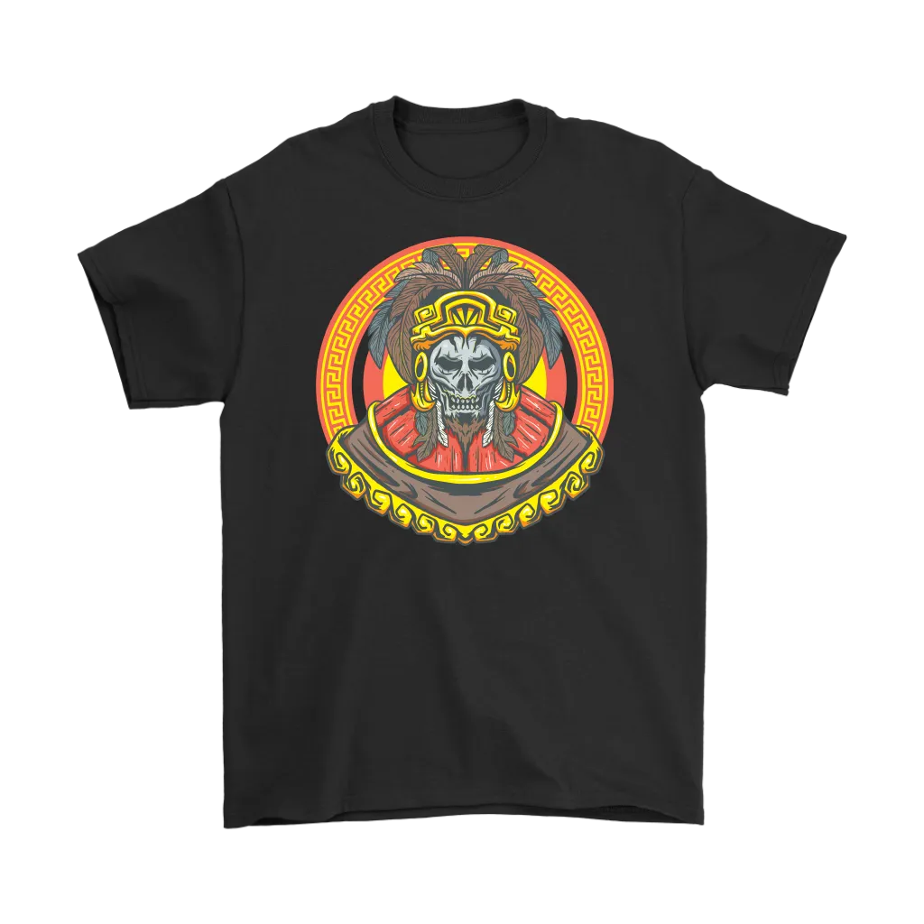 Aztec T-shirt, Aztec Skull T-shirt, Gift Shirt,