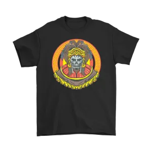 Aztec T-shirt, Aztec Skull T-shirt, Gift Shirt,