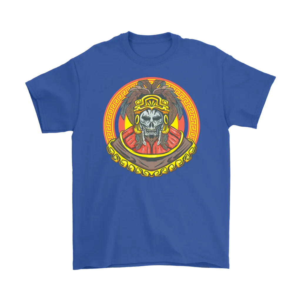 Aztec T-shirt, Aztec Skull T-shirt, Gift Shirt,