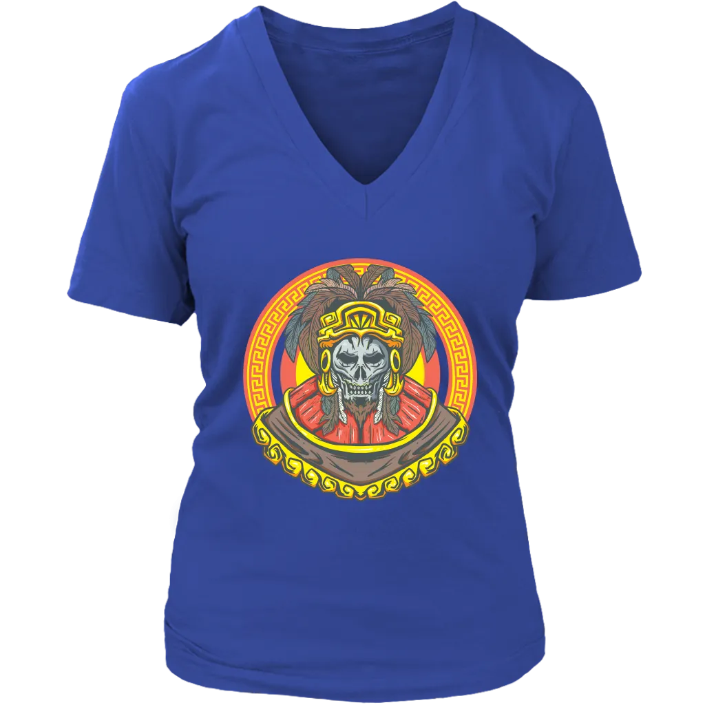 Aztec T-shirt, Aztec Skull T-shirt, Gift Shirt,