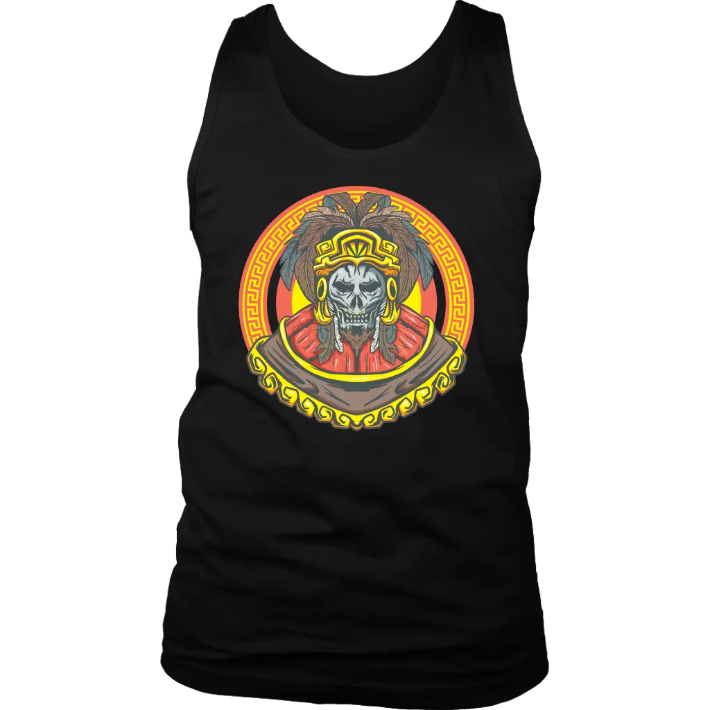 Aztec T-shirt, Aztec Skull T-shirt, Gift Shirt,