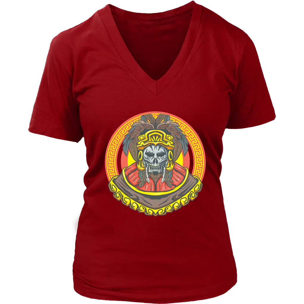 Aztec T-shirt, Aztec Skull T-shirt, Gift Shirt,