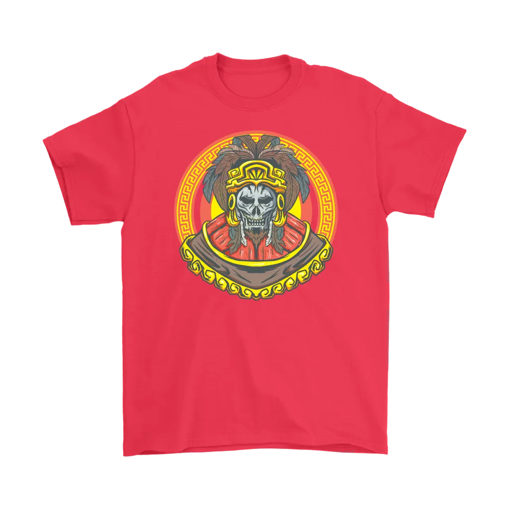 Aztec T-shirt, Aztec Skull T-shirt, Gift Shirt,