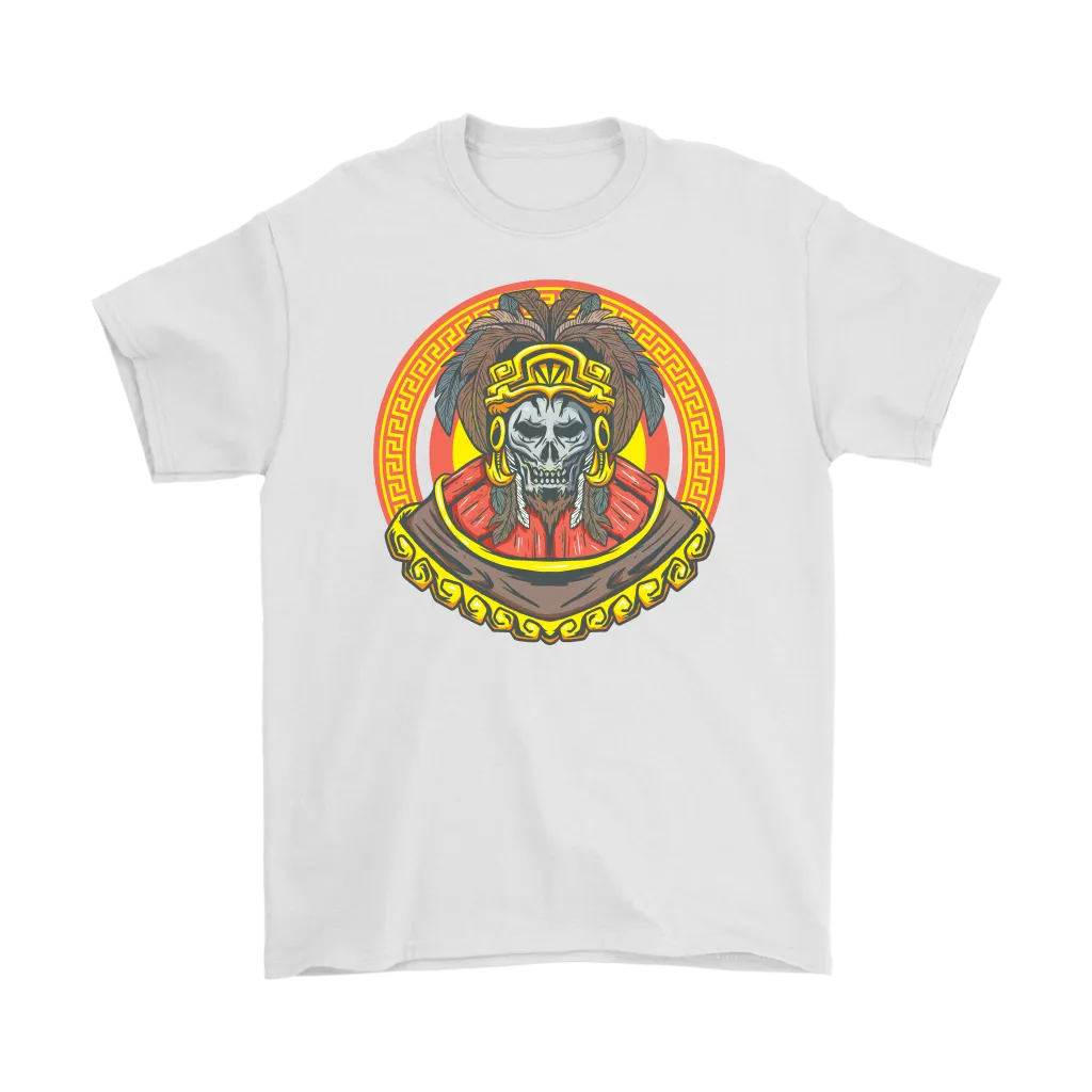 Aztec T-shirt, Aztec Skull T-shirt, Gift Shirt,