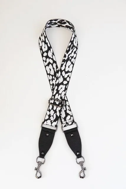 Bag Strap B&W Leopard