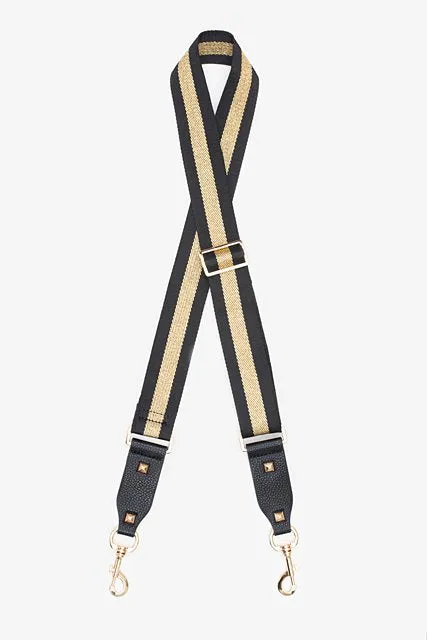 Bag Strap Gold Lurex Stripe