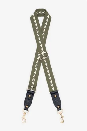 Bag Strap  V on Khaki