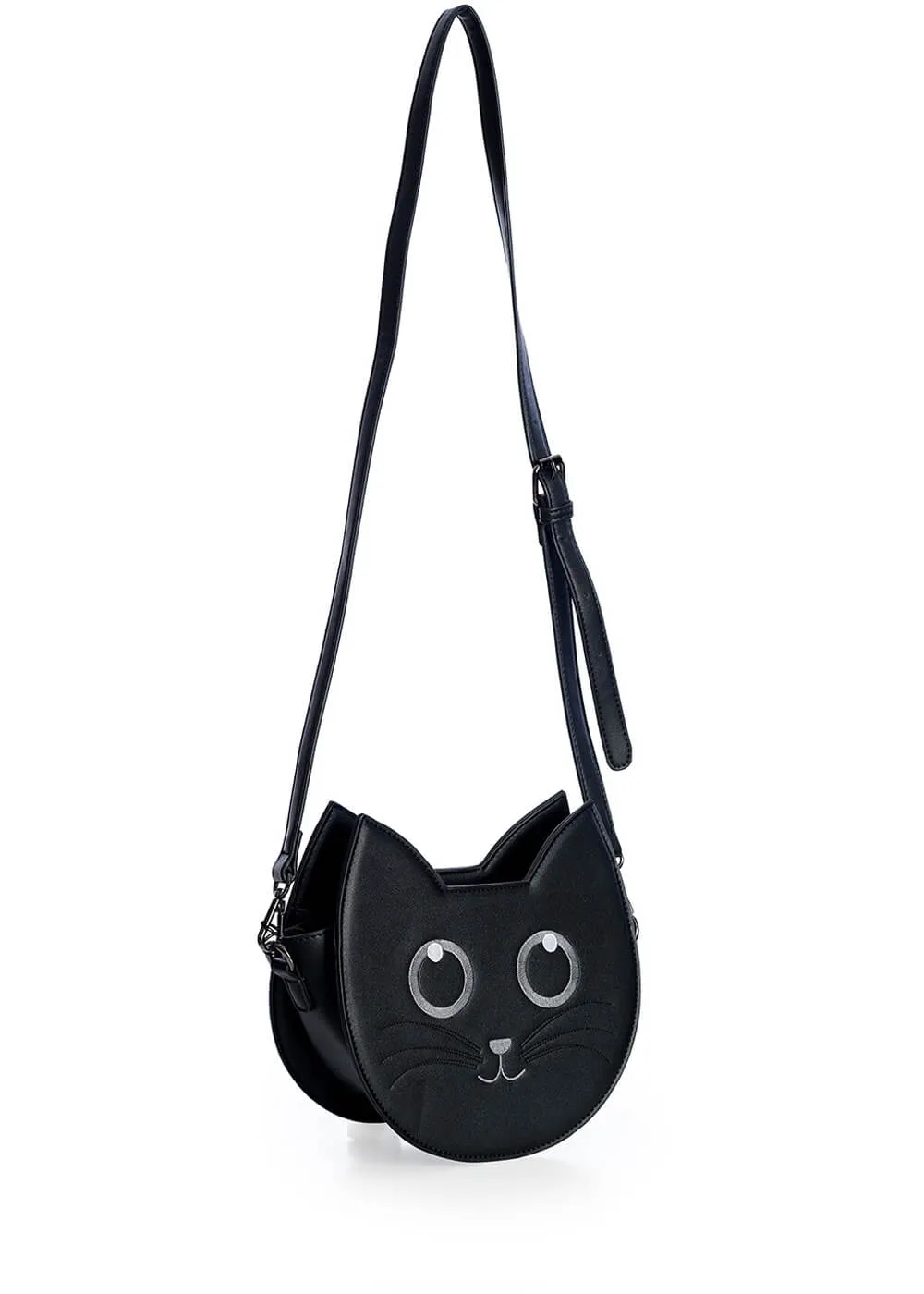 Banned Wendigo Bat Cat Shoulderbag Black