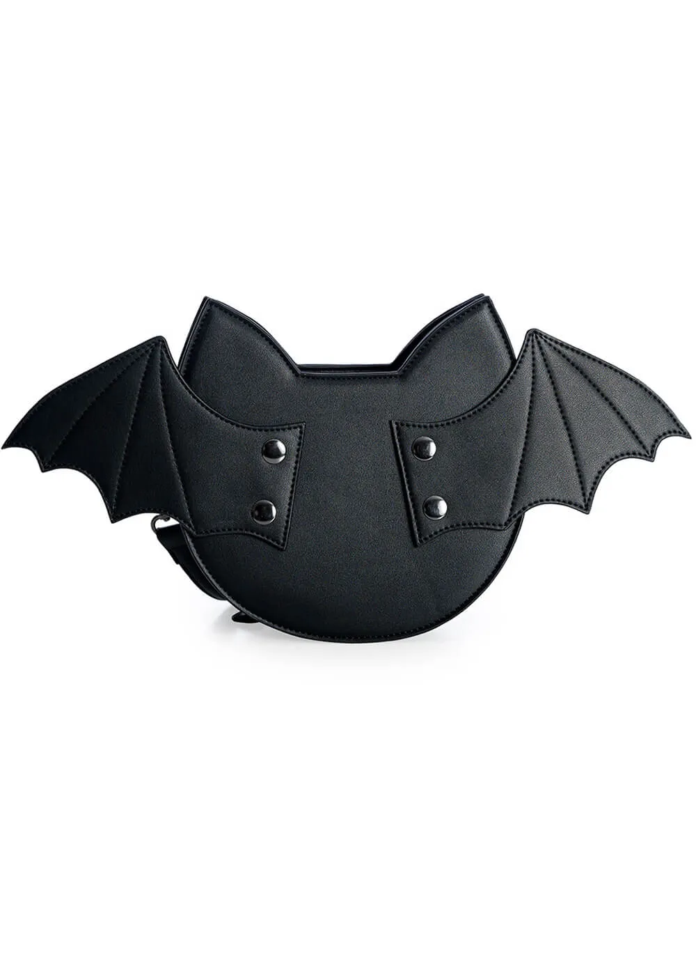Banned Wendigo Bat Cat Shoulderbag Black